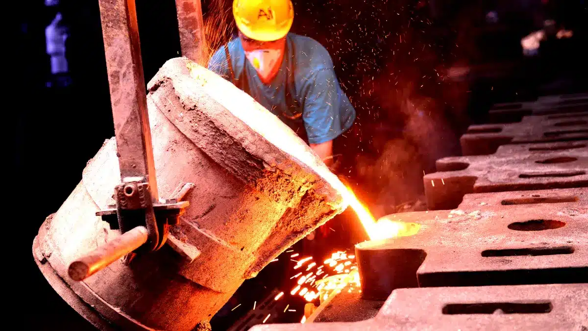 Which metal is best suited for hot chamber die casting?